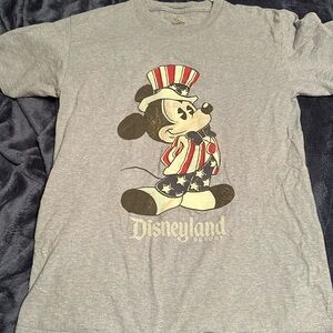 Art Pop Uncle Sam Mickey Mouse Patriotic Disneyland Merchandise T-Shirt